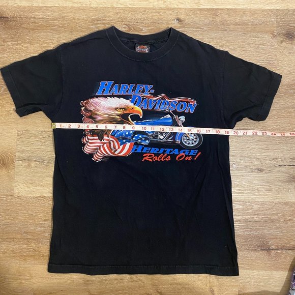 Vintage Harley Davidson Heritage New Hampshire T-shirt Men's M - Picture 5 of 10